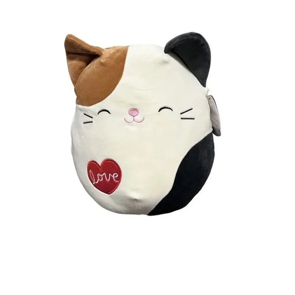 Squishmallows Cam the Cat with Heart on Belly 12